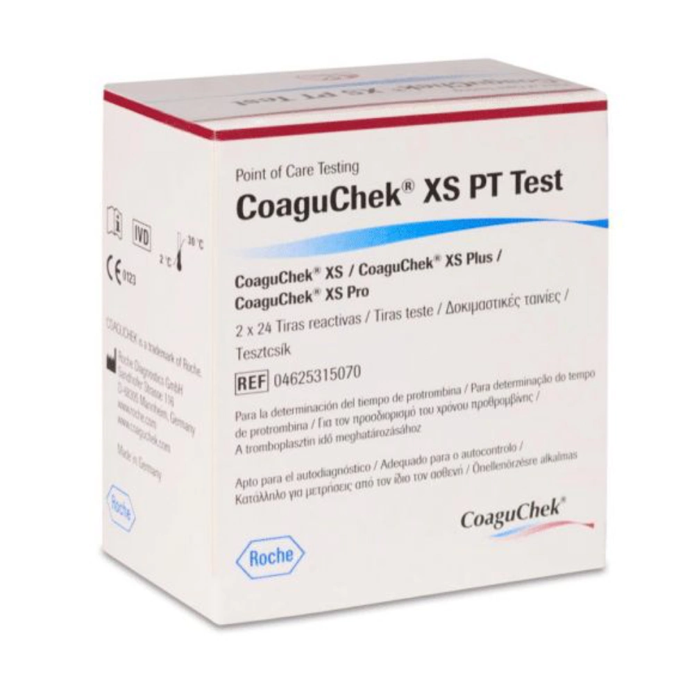 Coaguchek Tira Reactiva XS Pt Test 48 unidades